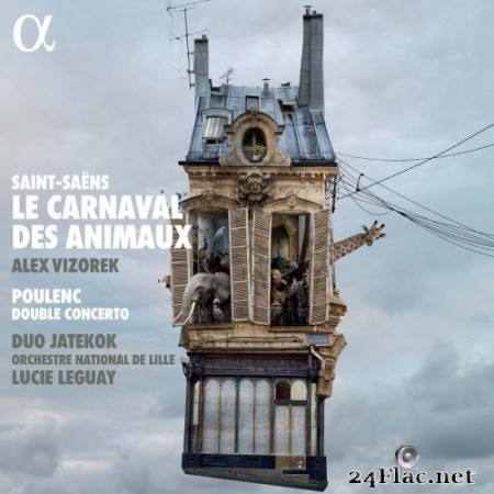 Duo Jatekok, Orchestre National de Lille, Lucie Leguay & Alex Vizorek - Saint-Saëns: Le carnaval des animaux - Poulenc: Double Concerto (2021) Hi-Res
