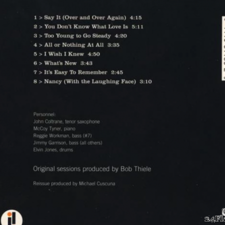 John Coltrane Quartet - Ballads (1963/1995) [FLAC (tracks + .cue)]