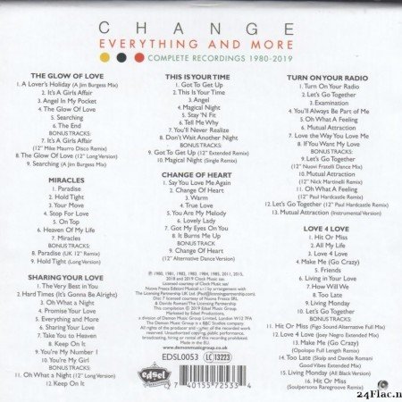 Change - Everything And More (Complete Recordings 1980-2019) (Box Set) (2019) [FLAC (tracks + .cue)]