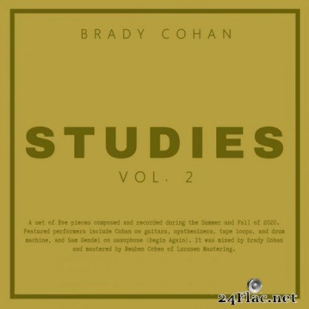 Brady Cohan - Studies, Vol. 2 (2021) Hi-Res