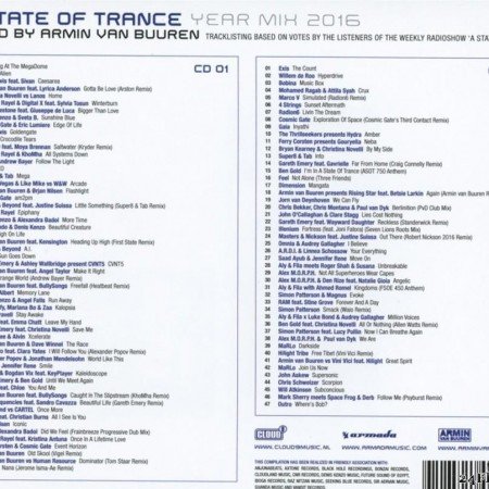 Armin van Buuren - A State Of Trance Year Mix 2016 (2016) [FLAC (tracks + .cue)]
