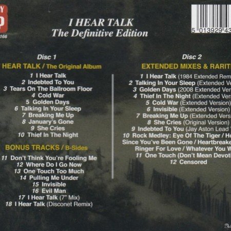Bucks Fizz - I Hear Talk (The Definitive Edition) (1984/2015) [FLAC (tracks + .cue)]