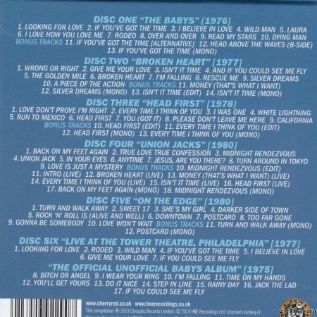 The Babys - Silver Dreams: Complete Albums 1975 - 1980 (Box Set) (2019) [FLAC (tracks + .cue)]