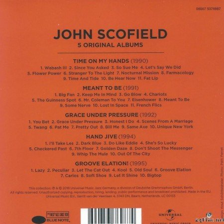 John Scofield - 5 Original Albums (Box Set) (2018) [FLAC (tracks + .cue)]