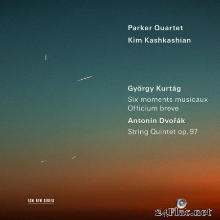 Parker Quartet, Kim Kashkashian - Kurtág: Six moments musicaux; Officium breve / Dvořák: String Quintet, Op. 97 (2021) Hi-Res