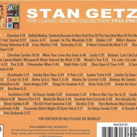 Stan Getz - The Classic Albums Collection 1955-1963 (Box Set) (2017) [FLAC (tracks + .cue)]