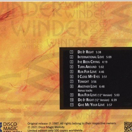 Winder - International Love (Limited Edition) (1987/2021) [FLAC (tracks + .cue)]