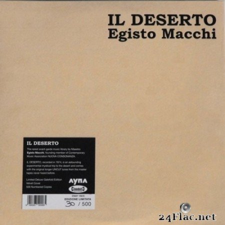 Egisto Macchi - Il Deserto (1974/2015) Hi-Res