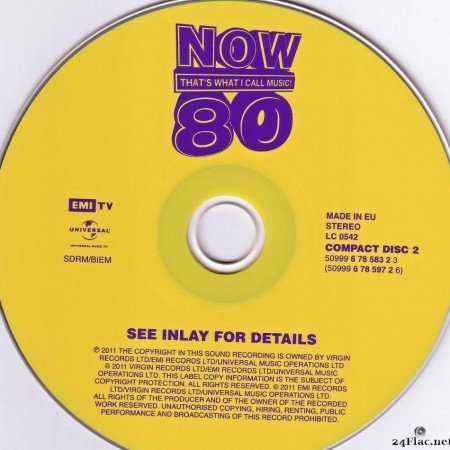 VA - Now That's What I Call Music! 80 (2011) [FLAC (tracks + .cue)]