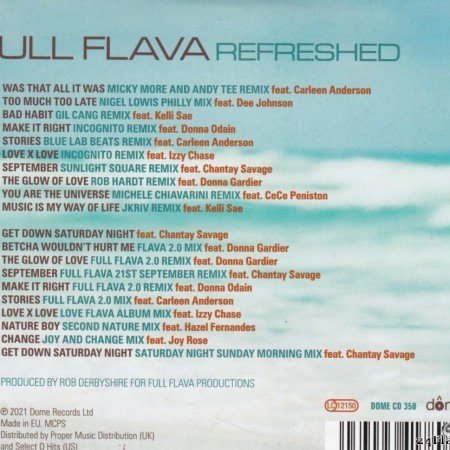 Full Flava & VA - Refreshed (2021) [FLAC (tracks + .cue)]