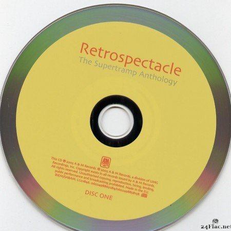 Supertramp - Retrospectacle (The Supertramp Anthology) (2005) [FLAC (tracks + .cue)]