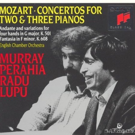 Murray Perahia & Radu Lupu - Mozart Concertos For Two & Three Pianos (1991) [FLAC (image + .cue)]