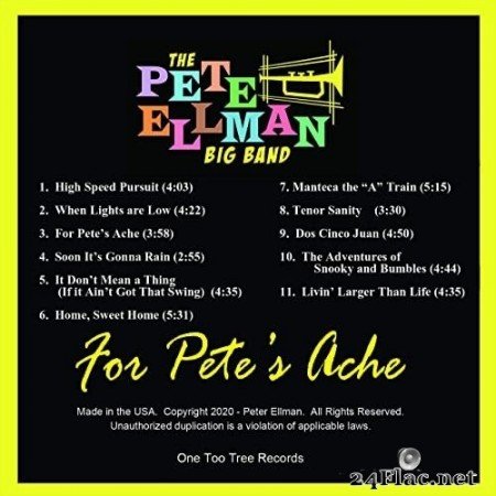 The Pete Ellman Big Band - For Pete&#039;s Ache (2020) Hi-Res