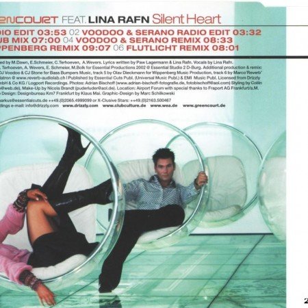 Greencourt feat. Lina Rafn - Silent Heart (Maxi Single) (2002) [FLAC (tracks + .cue)]