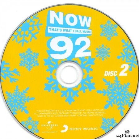 VA - Now That's What I Call Music! 92 (2015) [FLAC (tracks + .cue)]
