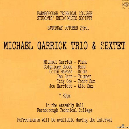 Michael Garrick - Farnborough Technical College 1965  (2022) Hi-Res