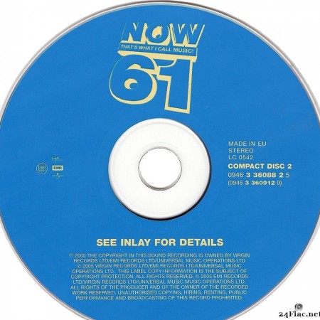 VA - Now That's What I Call Music! 61 (2005) [FLAC (tracks + .cue)]